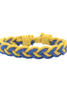 2025新款棉麻手工编织手链男女