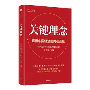 关键理念 北京大学国家发展研究院著 王贤青主编 林毅夫郑永年黄益平姚洋蔡昉等20位学者解读中国发展的关键理念 中信出版社图书