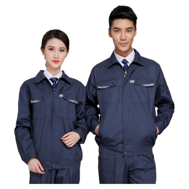 秋冬长袖工作服套装男定制耐磨汽修厂服工装电焊服劳保服工程服
