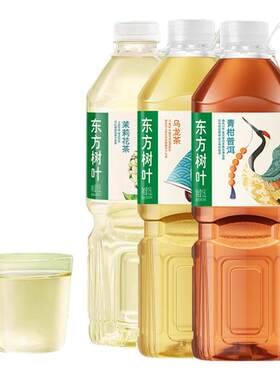 【新品】农夫山泉东方树叶无糖茶饮料茉莉花茶1.5L*6大瓶 1500ml