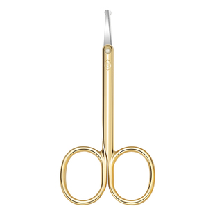 777韩国鼻毛剪眉毛剪不锈钢圆头美容剪刀男女士胡子小剪刀修剪器