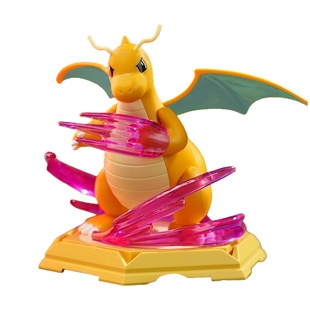 正版奇妙积木战斗吧宝可梦拼装快龙手办神奇宝贝模型公仔玩具男孩