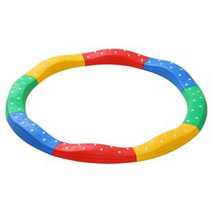 幼儿园触觉平衡板儿童室内独木桥过河石前庭彩虹家用感统训练器材