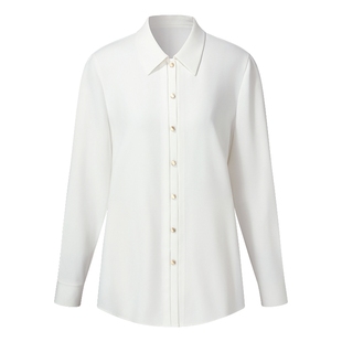 歌莉娅白衬衫女2025新款秋季高知穿搭法式高级通勤上衣1ECC3E100