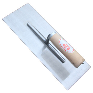 手工木把泥板穿过尾抹泥刀铁板锰钢加厚抹灰板泥工抹子贴瓷砖灰刀