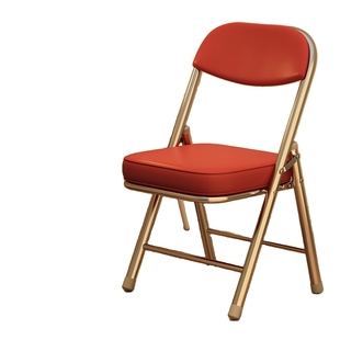 红色喜庆折叠椅凳子婚宴布置订婚椅乔迁新婚专用贵宾结婚用品加厚