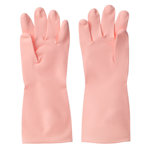 懒角落丁腈手套橡胶防水食品级家务清洁女士专用加厚耐磨洗碗防护