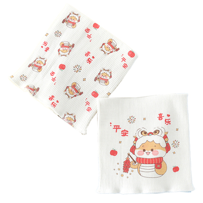 婴儿双层肚围0-3-6护肚子防着凉