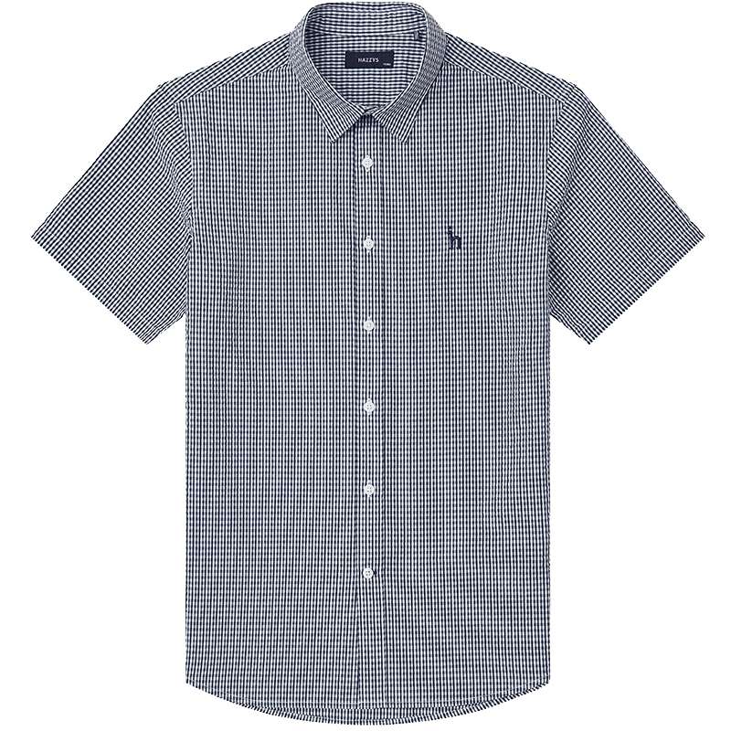 【凉爽泡泡纱】hazzys哈吉斯夏季衬衫主图