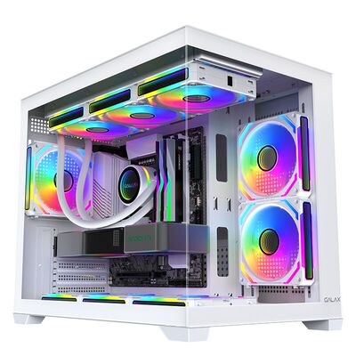 万丽 RTX 5060Ti 8GB+12400F/14400F/14600K 雪狐显卡台式电脑主机DIY组装办公游戏电竞AI渲染直播白色海景房