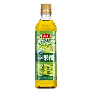 海天苹果醋450ml清爽型0脂酿造食醋家用凉拌水果蔬菜沙拉鸡尾酒
