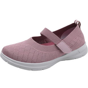 老人鞋拇外翻大脚骨女鞋软底防滑大码胖胖脚轻便时尚中老年奶奶鞋