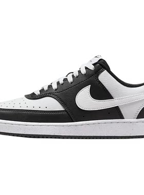 Nike耐克女鞋秋新款COURT运动鞋黑白低帮复古休闲板鞋DH3158-003