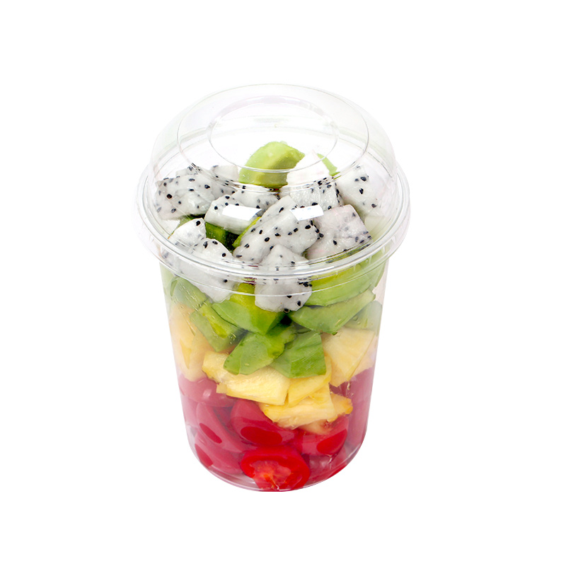 一次性水果杯食品级冰粉专用碗沙拉打包盒果切杯水果捞透明干果盒