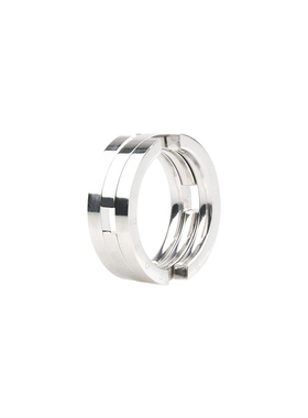 抖音爆款亲吻鱼变形戒指男