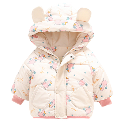 宝宝羽绒棉衣2025新款洋气女童