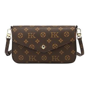 法国小众奢侈品名牌2026新款专柜正品真皮大牌女包单肩斜挎信封包