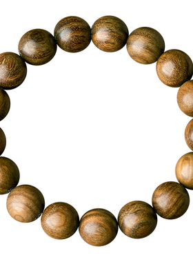 天然老料绿檀木手串佛珠男女款