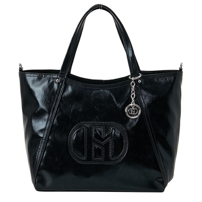 Hazzys黑色大容量托特包