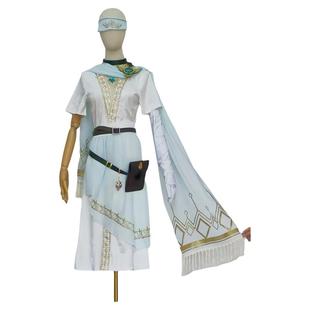 第五人格先知白cos服真理之下纯白的预言cosplay服装男女假发现货