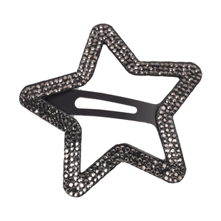 五角星水晶发夹边夹韩系侧边精致BB夹2026新款高端气质夹子头饰女