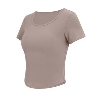 骆驼t恤女款瑜伽健身服透气速干