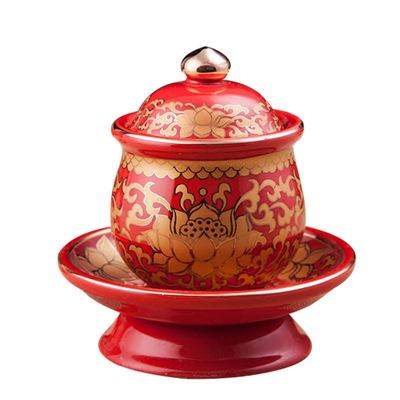 供水杯家用陶瓷仙家佛前佛堂财神