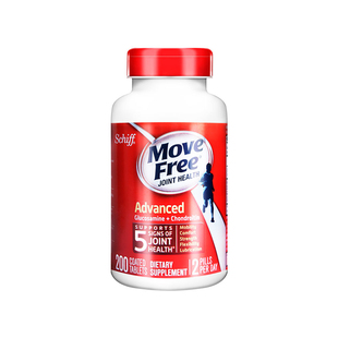 Schiff MoveFree维骨力盐酸氨基葡萄糖软骨素优骨力红瓶200粒关节