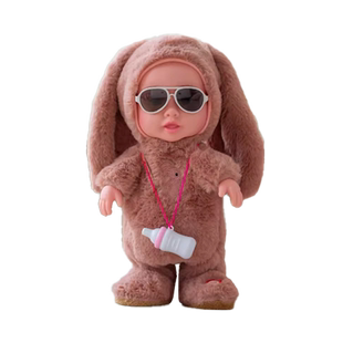 婴儿宝宝玩具女孩仿真硅胶布娃娃智能对话会学人说话的洋娃娃礼物