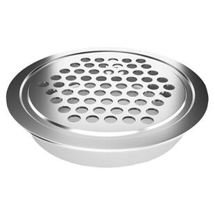 不锈钢透气孔橱柜圆形通风孔罩鞋柜门排气孔燃气散热透气网装饰盖