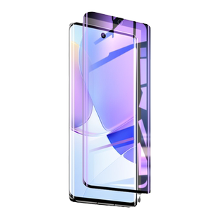 适用华为nova9钢化膜nova9pro手机膜nova10全屏覆盖nova10pro曲面高清抗指纹护眼防摔防爆抗蓝光刚化贴膜