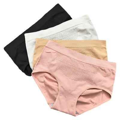 浪莎收腹内裤浪莎蜂窝女暖宫高弹