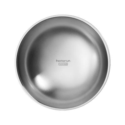 霍曼不锈钢食碗光滑易清洁好打理