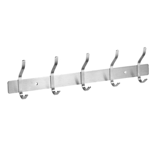 304不锈钢挂衣钩卧室门后浴室挂钩打孔固定壁挂墙上免打孔挂衣架