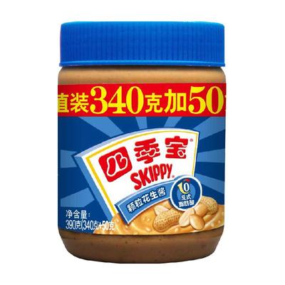 四季宝颗粒花生酱拌面调味酱390g