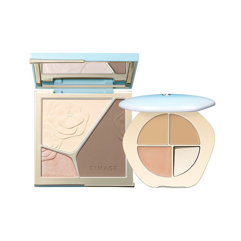 彩棠TIMAGE修容盘+遮瑕盘膏