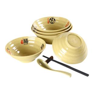 10个商用密胺面碗米线汤粉碗面条重庆小面拉面塑料饭店面馆专用碗