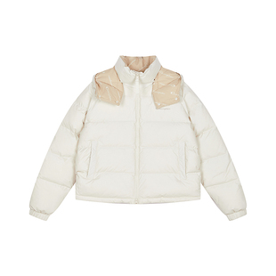 【三防】Champion冠军羽绒服女2025冬季新款拉链加厚保暖连帽外套