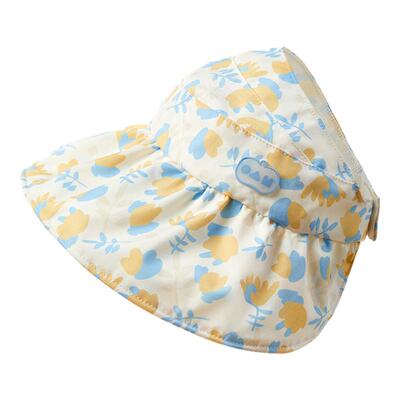 夏季宝宝大檐防晒遮阳帽薄款