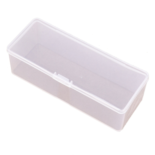 长方形PP塑料盒 细长胶盒 M1275039带盖通用包装盒 小零件收纳盒