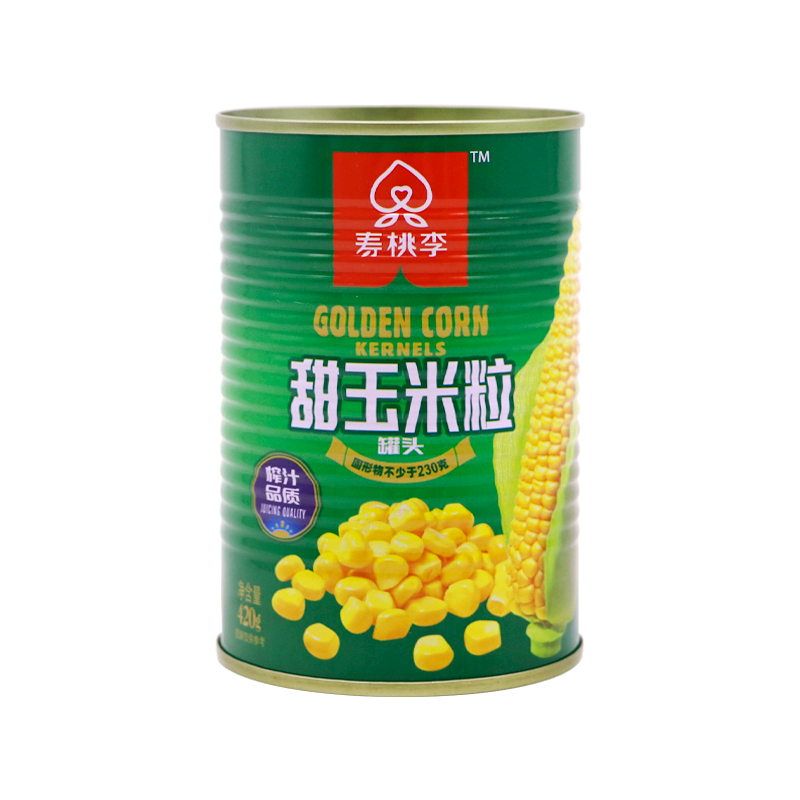 玉米粒罐頭即食420g*12甜玉米粒罐頭家用三明治商用黃金松仁玉米