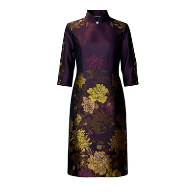 香薇姿新款婚宴妈妈旗袍连衣裙女