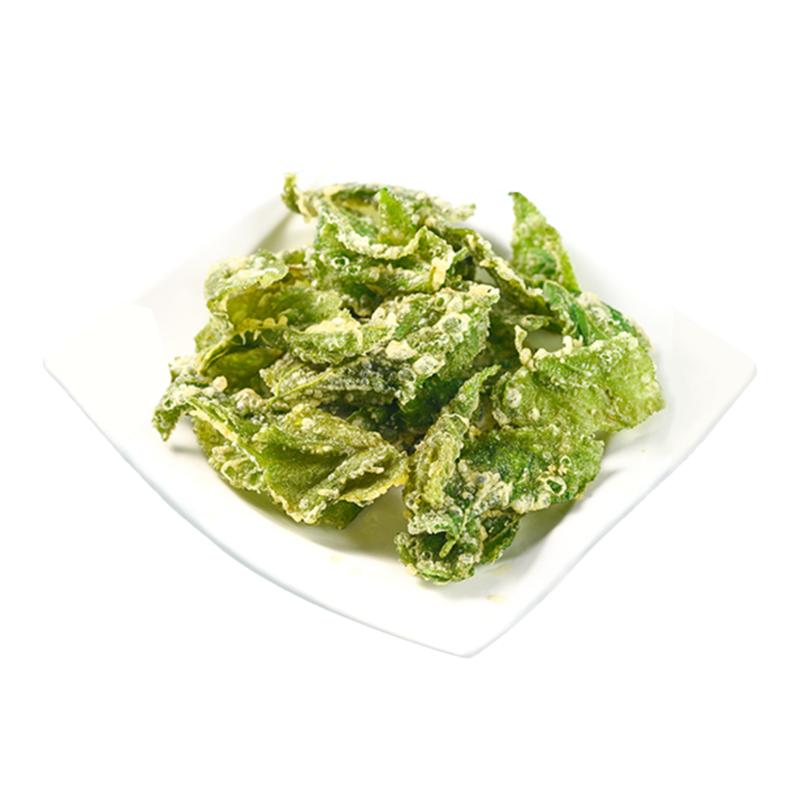 香酥翠叶108g天妇罗桑叶酒店宴席会所特色菜油炸小吃半成品商用