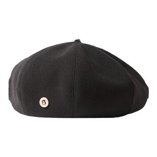 贝雷帽小标显脸小女秋季韩版百搭画家帽网红大头围蓓蕾帽子ins潮