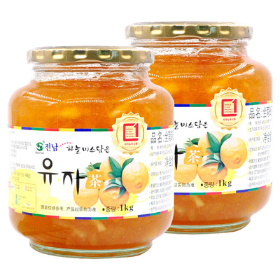 韩国全南蜂蜜柚子茶2罐