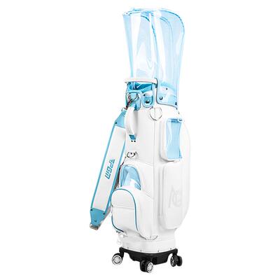 PGM高尔夫球包女防水透明万向轮