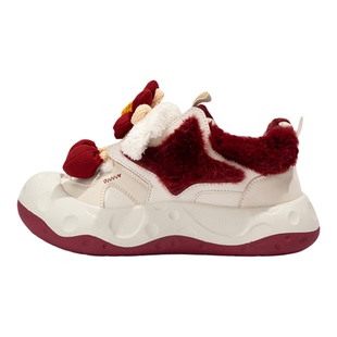 森马加绒老爹鞋女厚底2025新款爆款冬季女鞋增高女士巨好看运动鞋