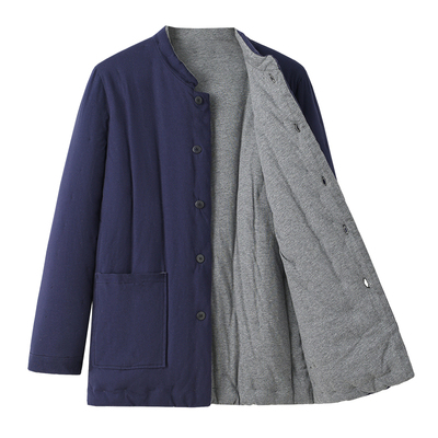 鲁隽冬季纯手工棉花男士棉服