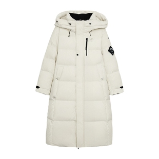 梓渝同款鸭鸭珠峰羽绒服男零下40度特厚冬季加厚中长款过膝外套女