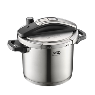 爱仕达高压锅6L一键开合压力锅安全防爆100KPa高压燃气电磁通用